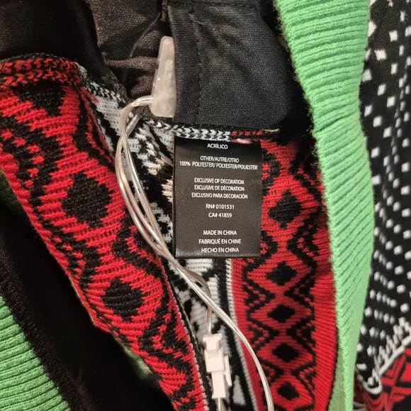 New Ghostbusters Ugly Christmas Light Up Sweater! Size 5XL - Picture 5 of 8